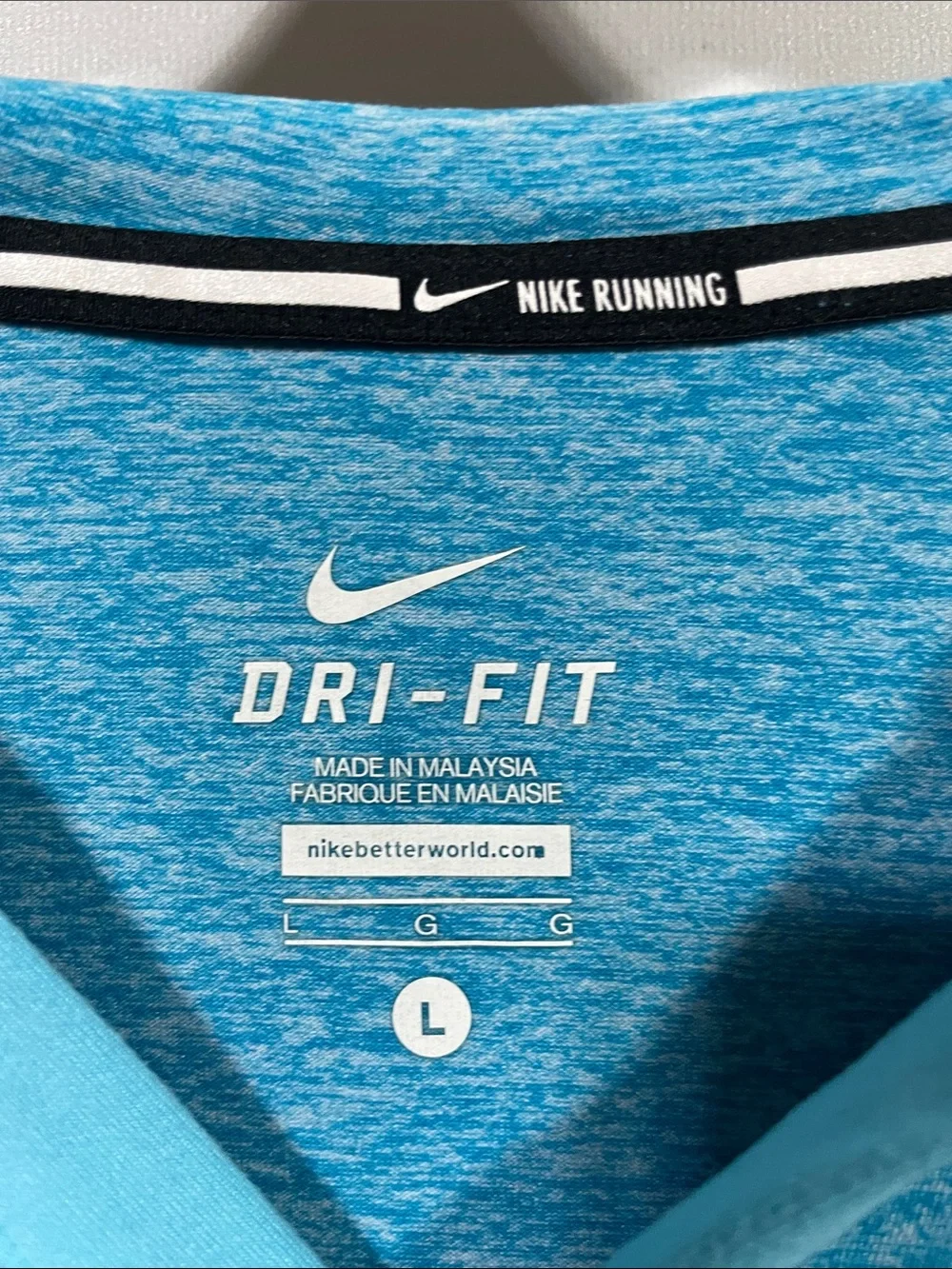 Nike Teal Heather Hooded Dri-FIT Pullover - Picture 2 of 4